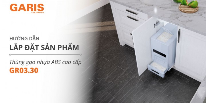 [VIDEO LẮP ĐẶT] Thùng gạo nhựa ABS GR03.30 Garis